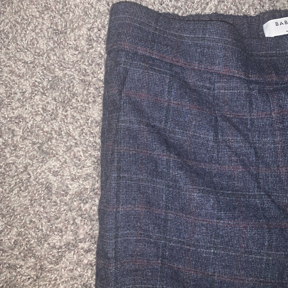 Babaton Wool Cashmere Plaid Pants - Picture 5 of 7